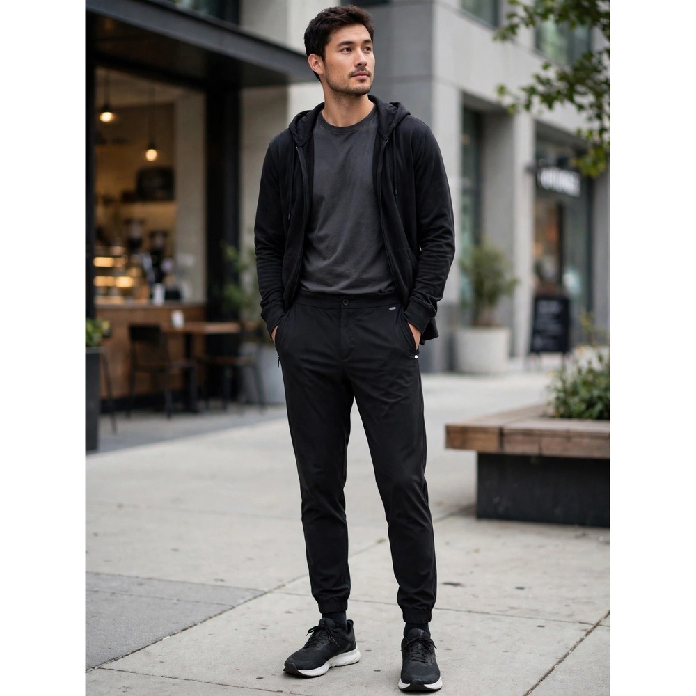 Vuori Meta Jogger Black Mens Size S V444 Recycled Performance Stretch Pants